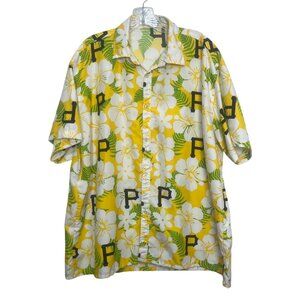 Pittsburgh Pirates Aloha Hawaiian Shirt Mens Adult XL Spring Training Florida